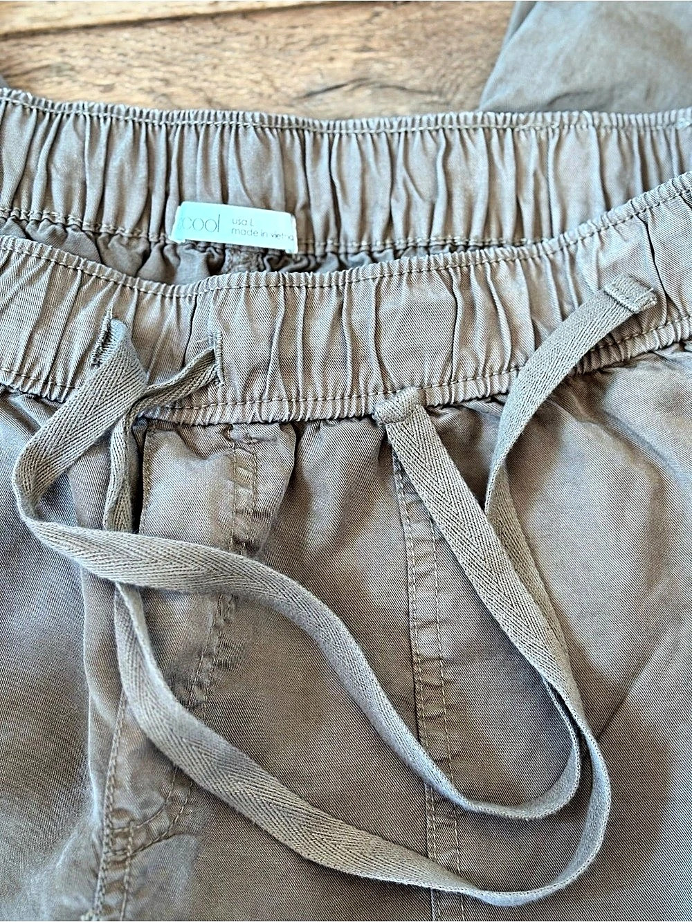 Women’s Cool Tencel Jogger Pants in brown Size Large - Picture 4 of 5